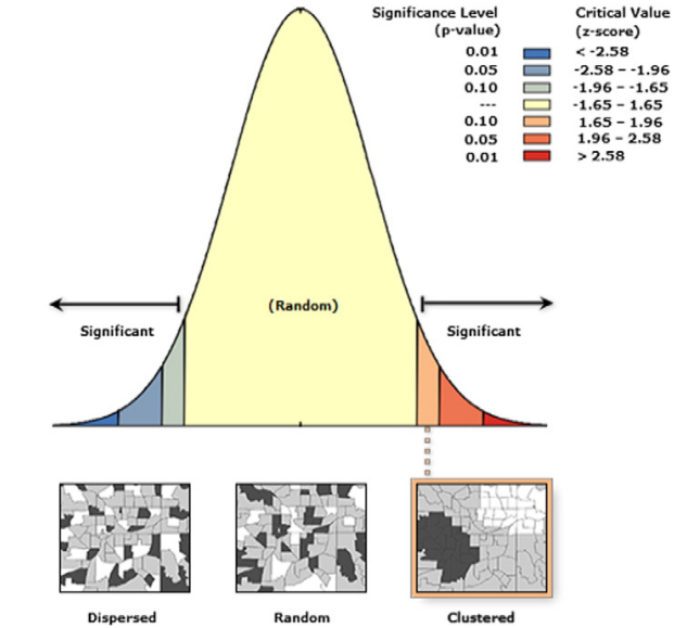 Spatial autocorrelation analysis